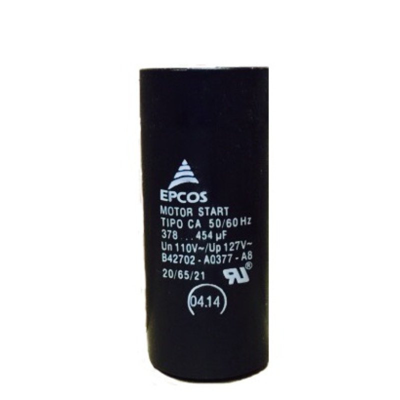 EPCOS CAPACITOR MOTOR ARQ. 378 - 454 UF 110V