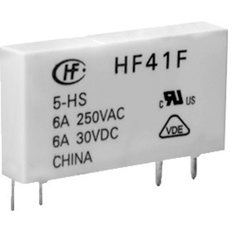 CCA RELE ACOP. HF41F24VCC-250VCA/6A-5839