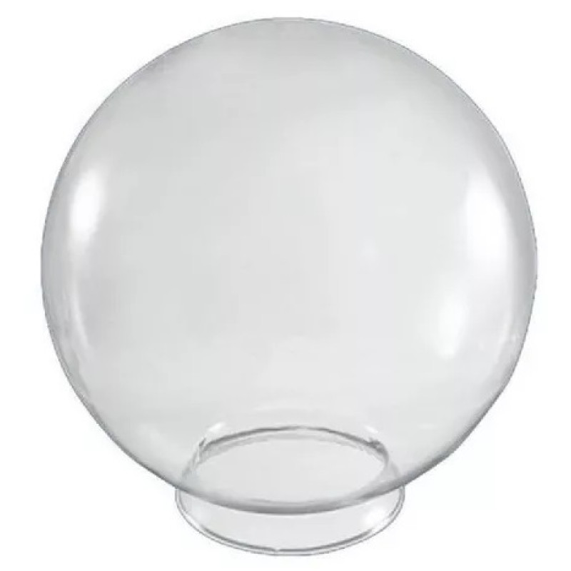 GLOBO TRANSPARENTE ESFERICO 15X28  GR