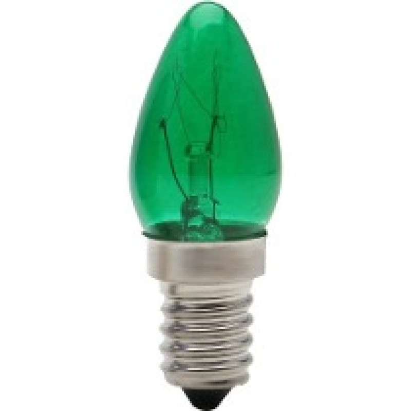 LAMPADA E-14 7W VERDE SADOKIN CH-24