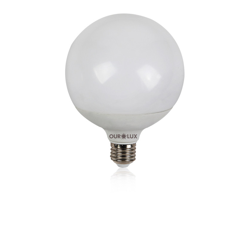 LAMPADA LED OUROLUX E-27 GLOBO 12W BIV. 6400K