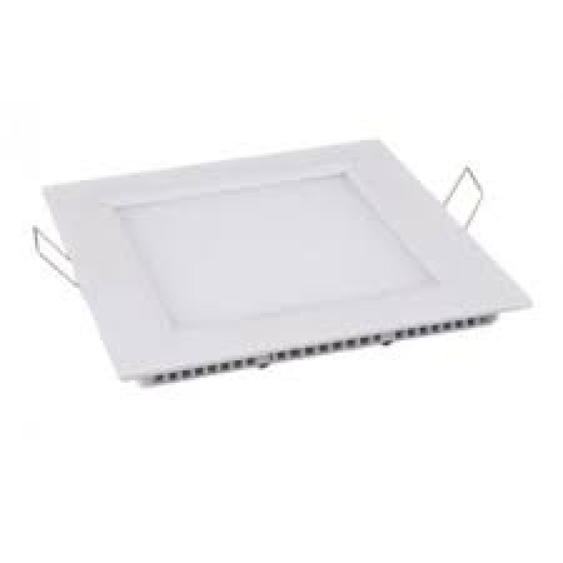 PAINEL LED 12W QUADRADO EMBUTIR BRANCO OUROLUX