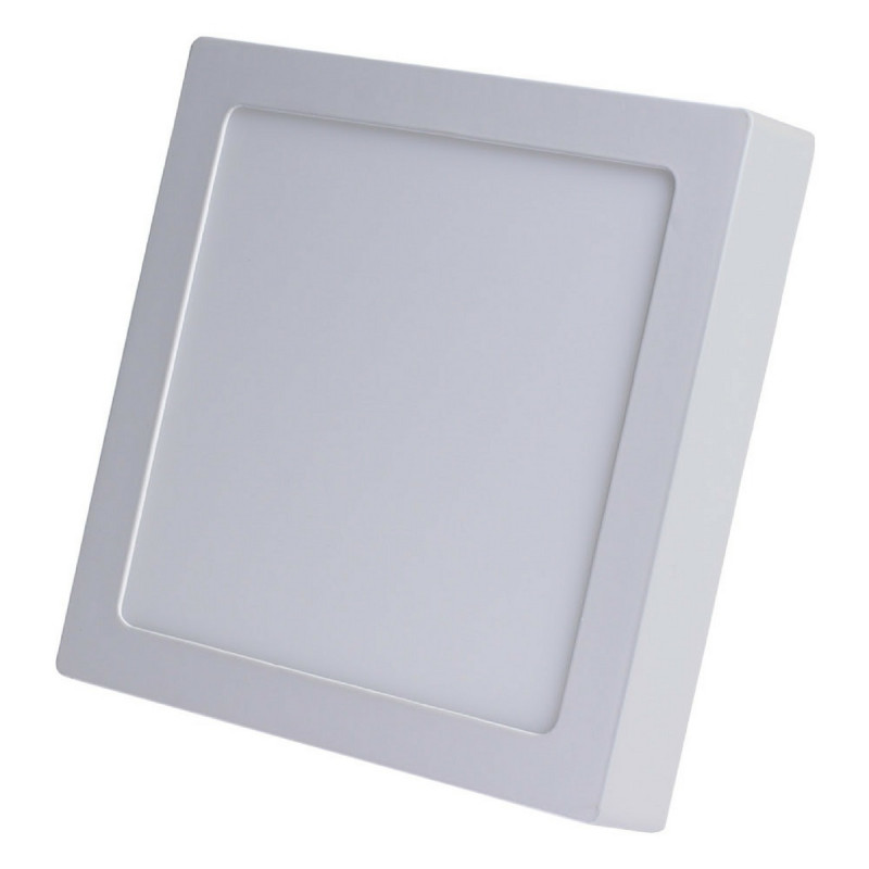 PAINEL LED 18W QUADRADO SOBREPOR BRANCO OUROLUX