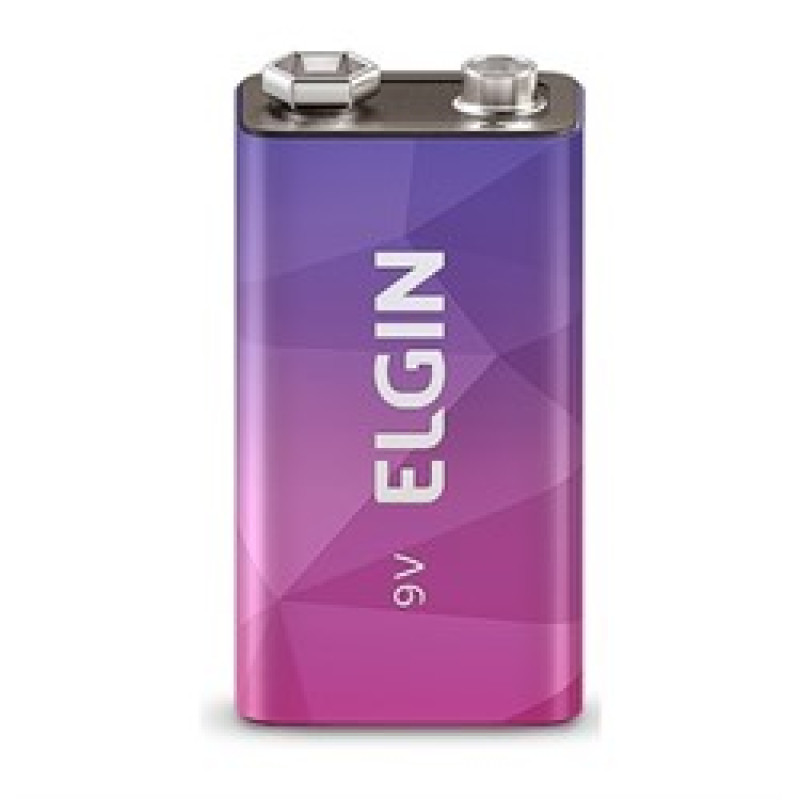 PILHA RECAR 9V ELGIN 250MAH