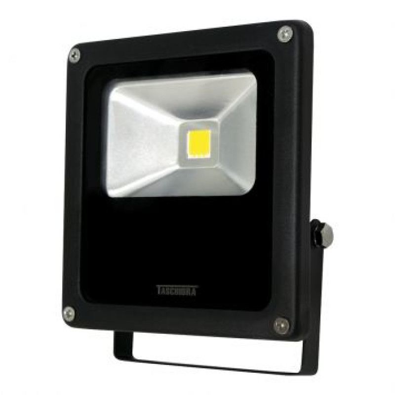 REFLETOR LED 10W 6500K-CORPO PT TASCHIBRA