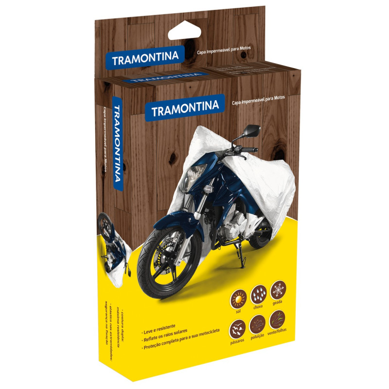 TRAMONTINA CAPA P/MOTO TAMANHO G IMPERMEAVEL 2,2M