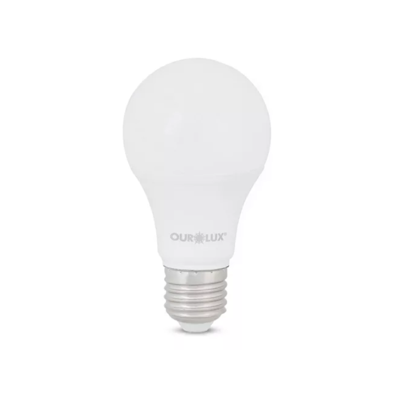 LÂMPADA LED 6W BRANCO MORNA 3000K OUROLUX