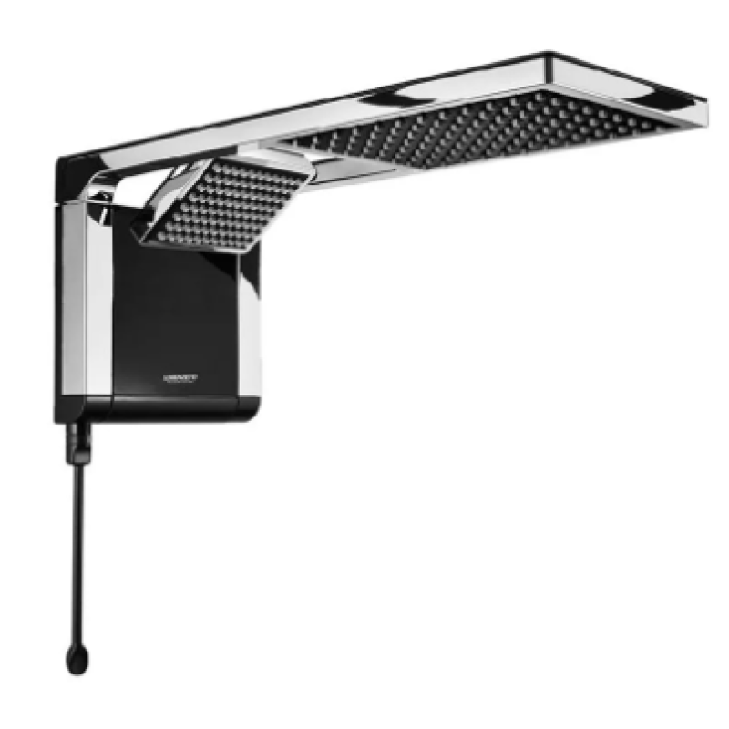 CHUVEIRO LORENZETTI ACQUA DUO PRETO COM CROMADO 7800W 220V