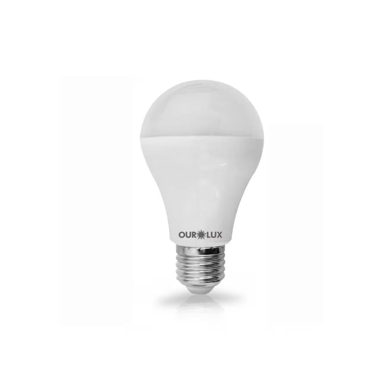 LÂMPADA LED 9W 3 TONS BRANCO MORNO 3000K OUROLUX