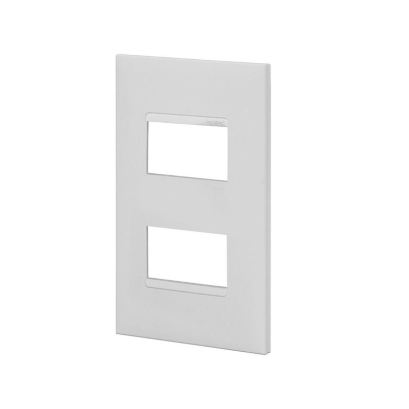 PIAL PLUS + 618506BC- PLACA 2 POSTO SEP 2X4 BRANCO