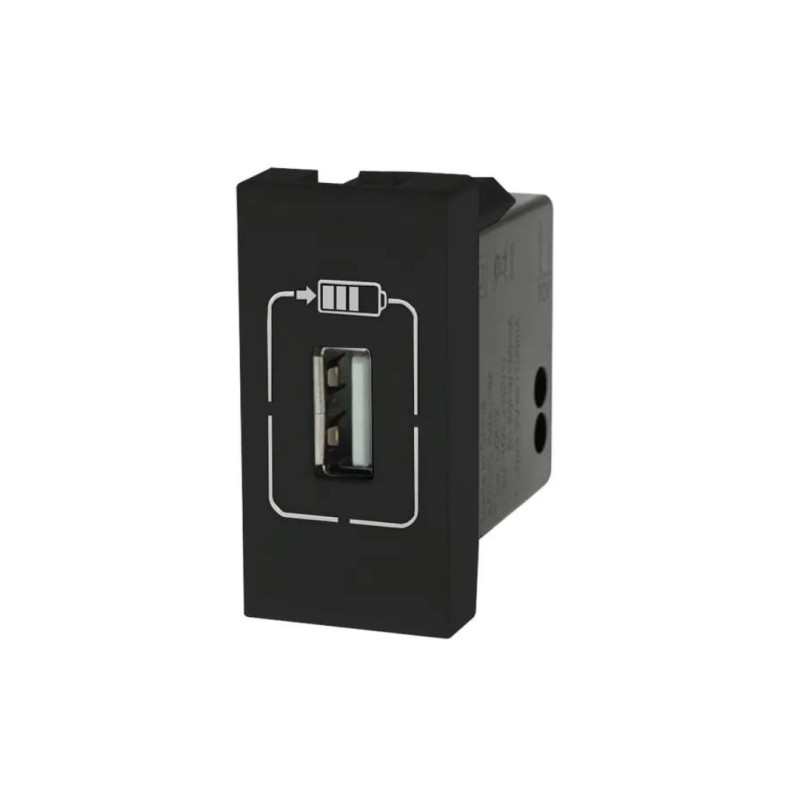 PIAL PLUS + 615088PT CARREGADOR 1X USB PRETO