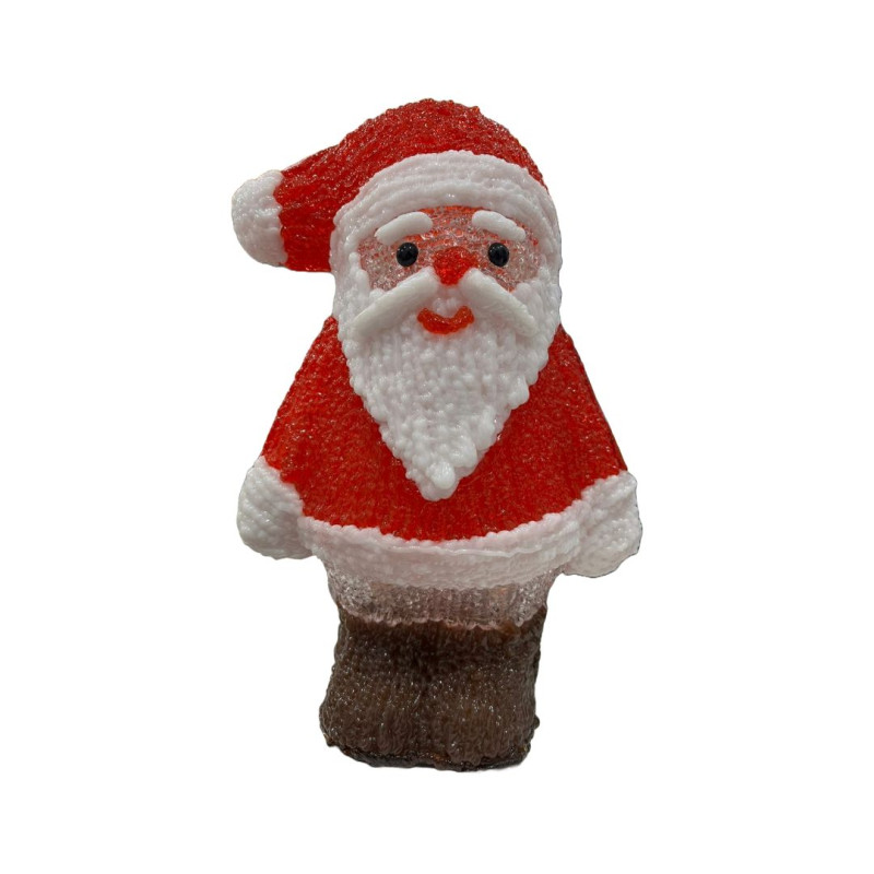 PAPAI NOEL ACRILICO 20 LEDS 8 FUNÇÕES REF. 11252