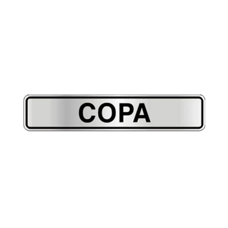 ETIQUETA PLACA COPA - 100AH 5X25