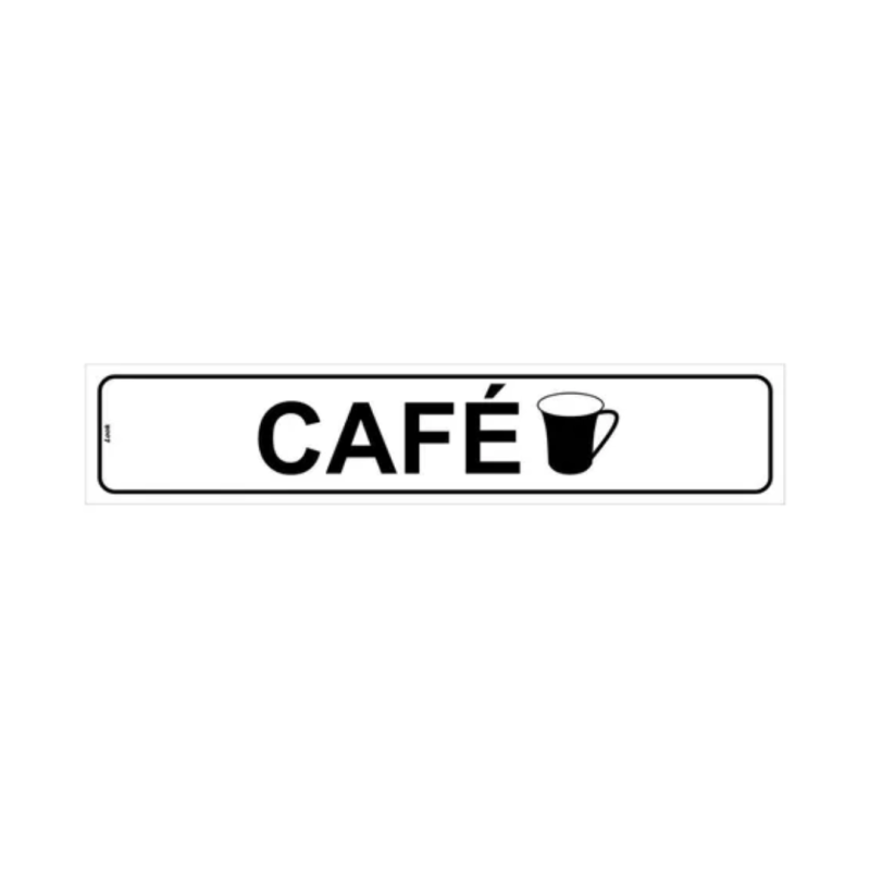 ETIQUETA PLACA CAFE - 200BR 5X25