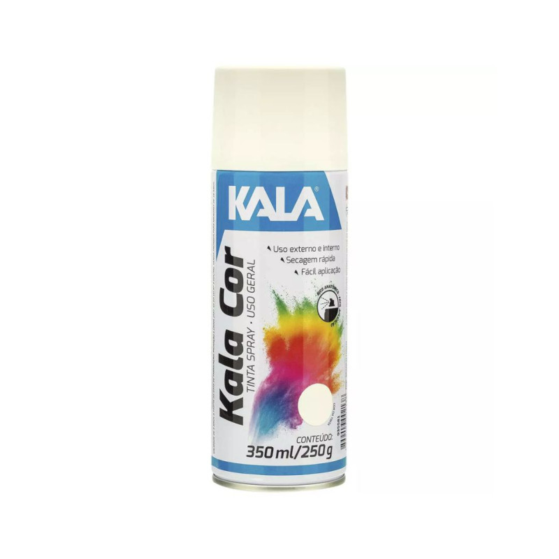 TINTA SPRAY BRANCO FOSCO KALA 350ML