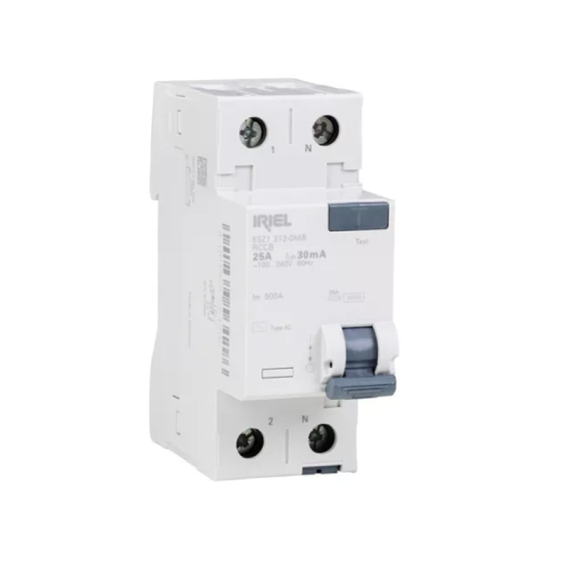 IRIEL DISJUNTOR INTERRUPTOR DR DIFERENCIAL 1X25A 30MA AC REF. 5SZ1 312-0MB