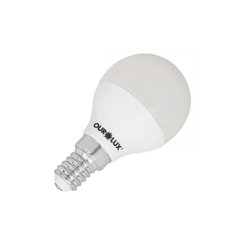 LAMPADA BOLINHA LED OUROLUX SUPERLED 4W E-14 2700K