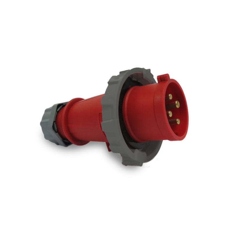 SOPRANO PLUGUE INDUSTRIAL MACHO 3P+N+T 32A VERMELHO IP67 REF. PLP-5276