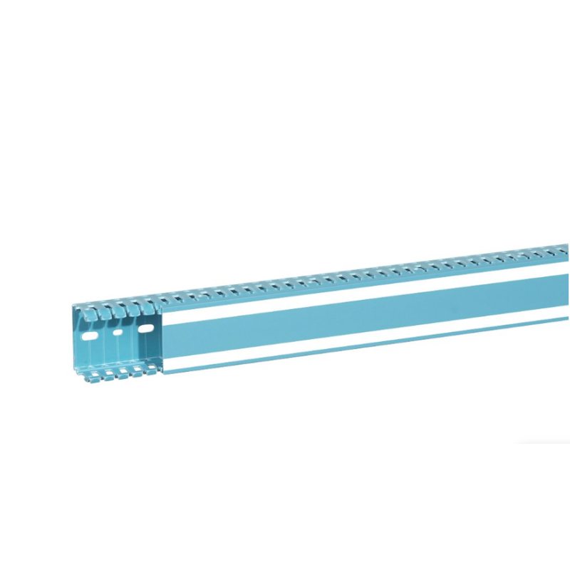 PIAL CANALETA ABERTA PVC AZUL COM TAMPA 25MM X 25MM X 2000 REF. 36200