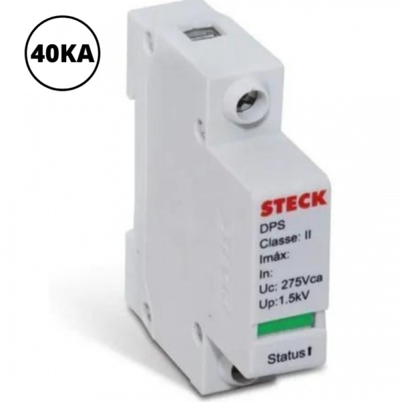 STECK PROTETOR SURTO ELETRONICO 40KA 275V REF. DPS40275