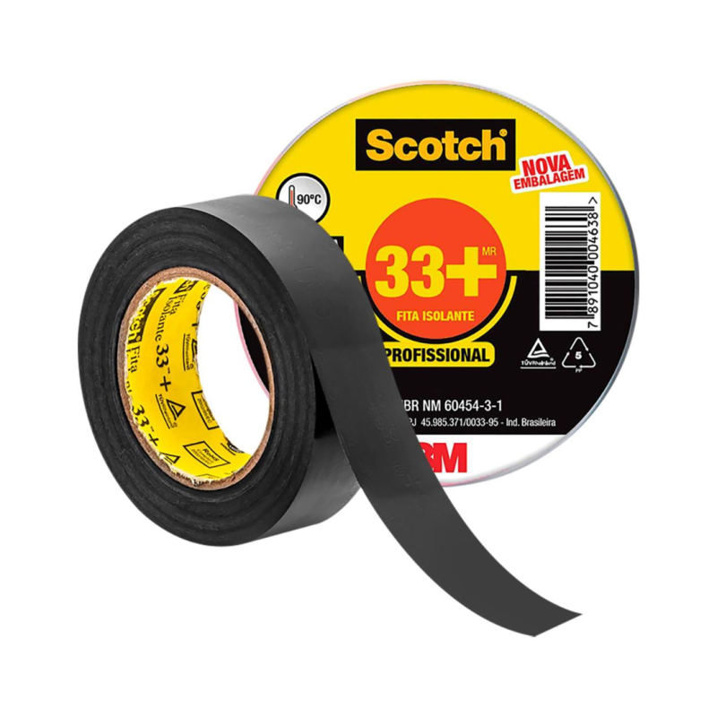 3M FITA ISOLANTE SCOTCH 20 METROS PRETA