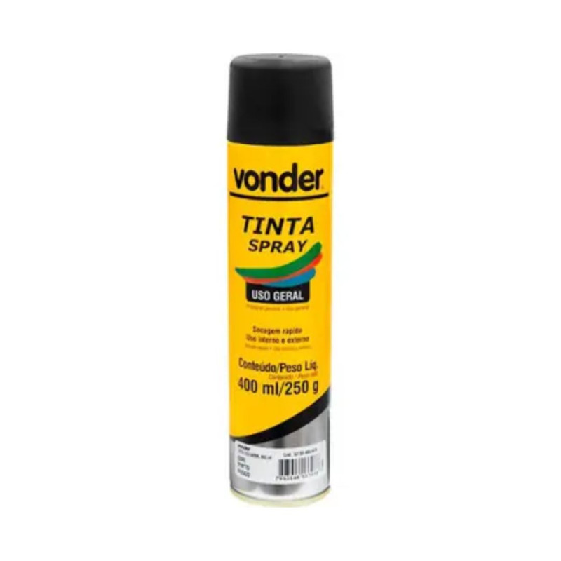 TINTA SPRAY PT FOSCO VONDER 400ML 250G