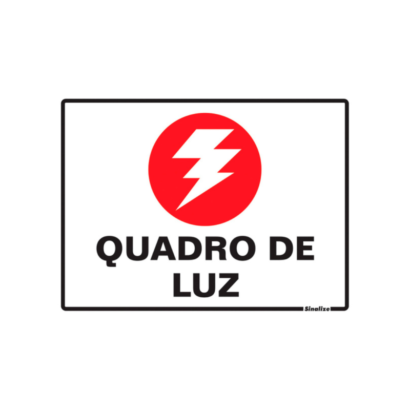 ETIQUETA PLACA QUADRO DE LUZ- 220 AL