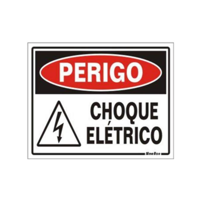 ETIQUETA PLACA PERIGO-CHOQUE ELETR.220BB