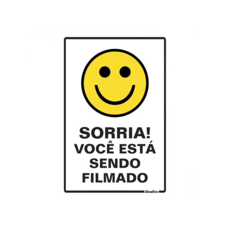 ETIQUETA PLACA SORRIA- FILMADO - 250AJ