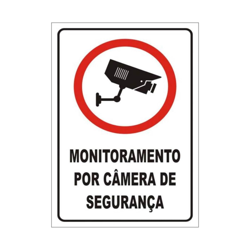 ETIQUETA PLACA MONITORAM.CAMERA-250BN