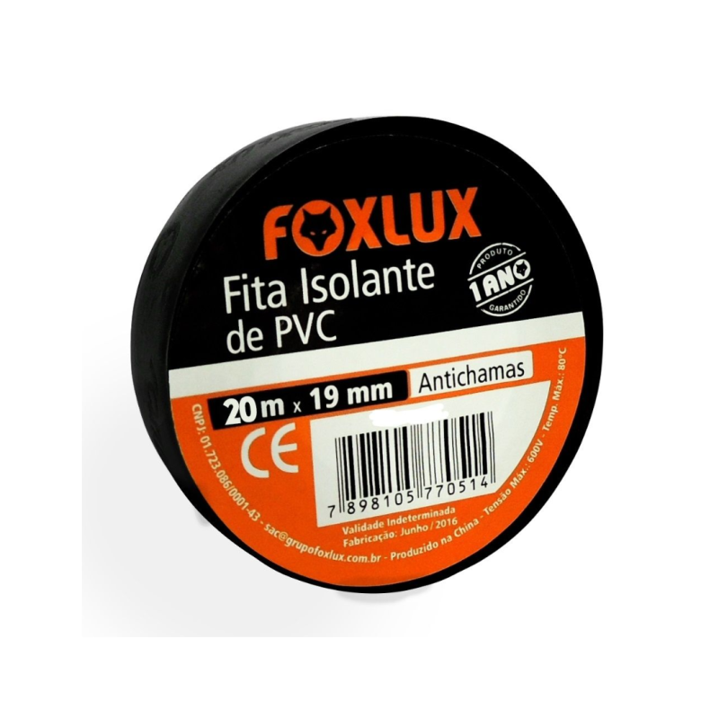 FOXLUX FITA ISOLANTE 20MT PT 10.03