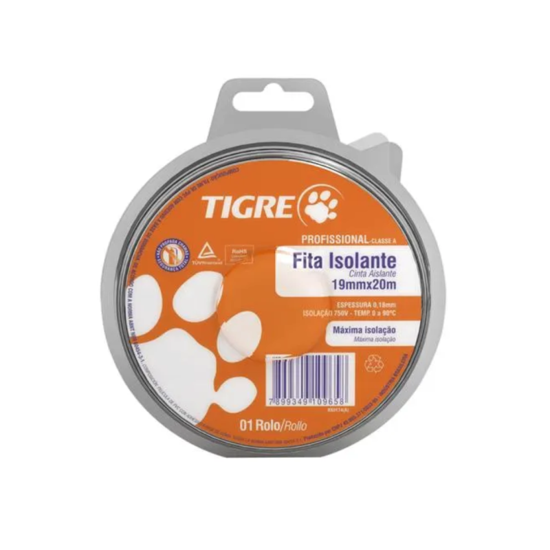 TIGRE FITA ISOLANTE 20MT- PROFISSIONAL