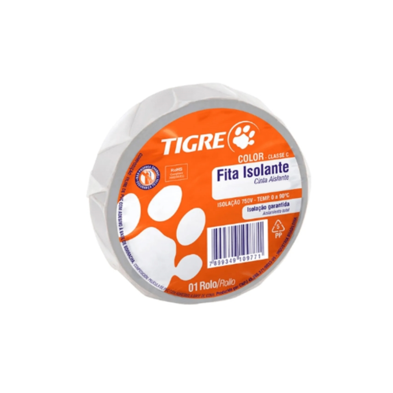 TIGRE FITA ISOLANTE 10MT BRANCA 54502729