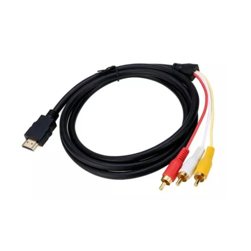 CABO CONVERSOR HDMI X 3 RCA 1,80M